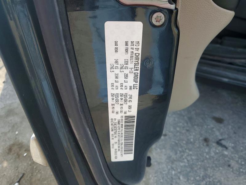 2013 Chrysler Town & Country მანქანა იყიდება აუქციონზე, vin: 2C4RC1BG7DR775843, აუქციონის ნომერი: 58553106