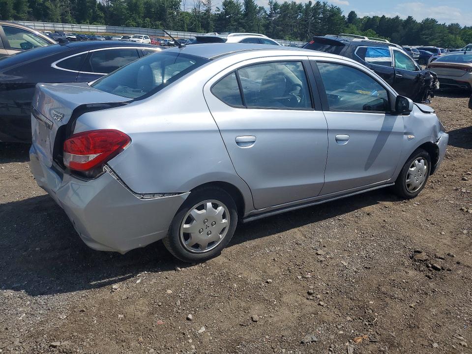 2019 Mitsubishi Mirage მანქანა იყიდება აუქციონზე, vin: ML32F3FJ7KHF09554, აუქციონის ნომერი: 56799506