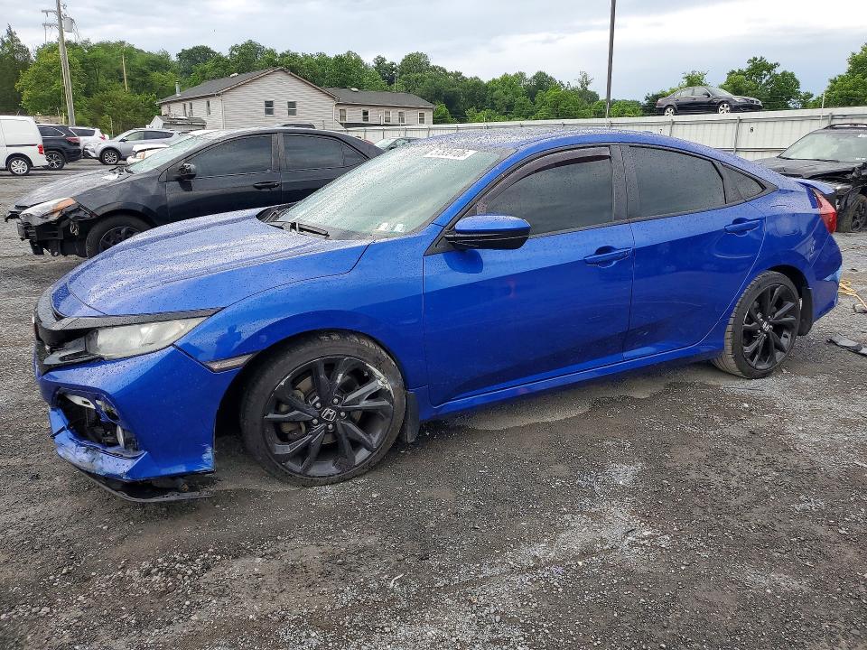 57839106 :رقم المزاد ، 2HGFC1E50KH700533 vin ، 2019 Honda Civic مزاد بيع
