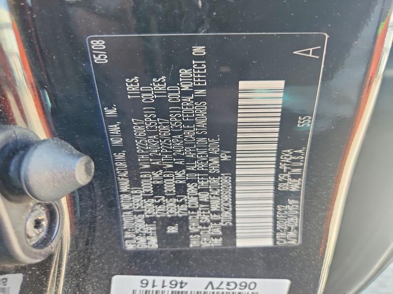 Продаж на аукціоні авто 2008 Toyota Sienna, vin: 5TDBK23C98S020891, номер лоту: 56890826