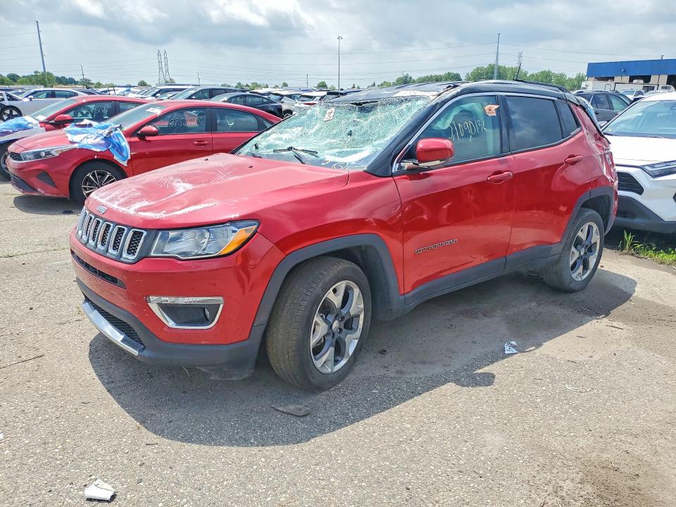 2019 Jeep Compass მანქანა იყიდება აუქციონზე, vin: 3C4NJDCB1KT697529, აუქციონის ნომერი: 57052386