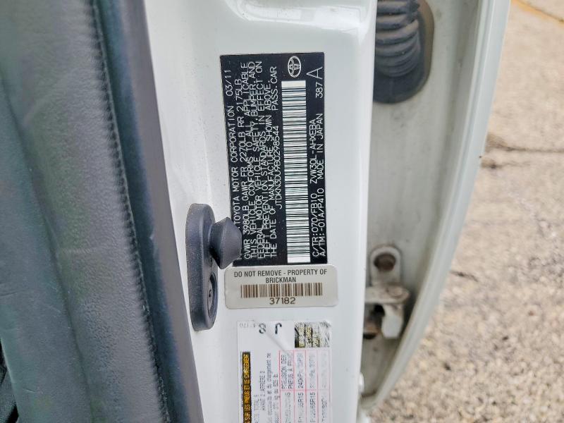 56738656 :رقم المزاد ، JTDKN3DU9B0298544 vin ، 2011 Toyota Prius مزاد بيع