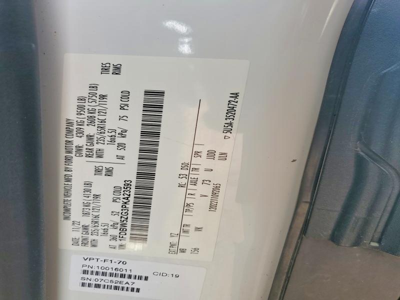 2023 Ford Transit მანქანა იყიდება აუქციონზე, vin: 1FDBW5ZG3PKA23593, აუქციონის ნომერი: 55898836