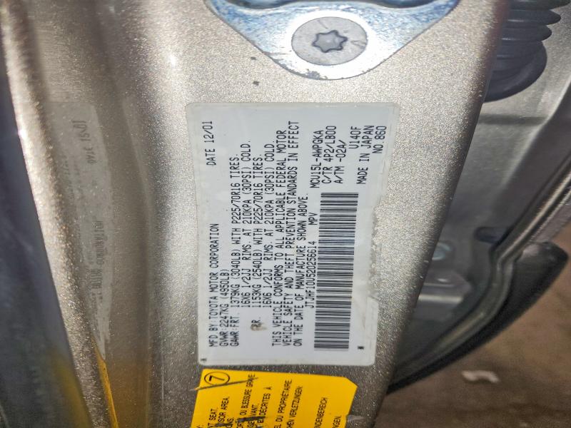 Продаж на аукціоні авто 2002 Lexus Rx, vin: JTJHF10U520256614, номер лоту: 55588086