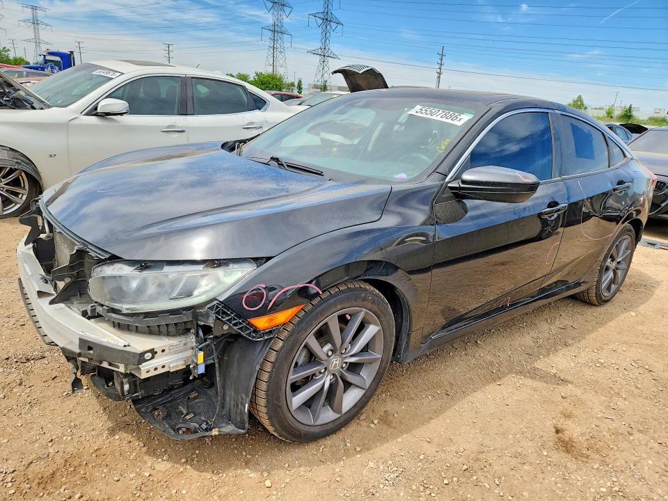 Продаж на аукціоні авто 2020 Honda Civic, vin: 19XFC1F32LE010212, номер лоту: 55507886