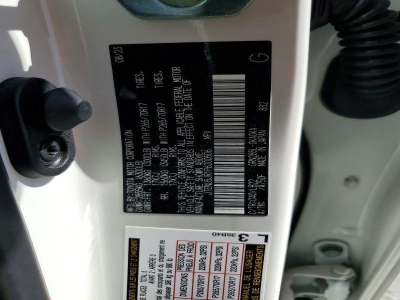 Продажа на аукционе авто 2023 Toyota 4runner, vin: JTENU5JR1P6200506, номер лота: 56269706
