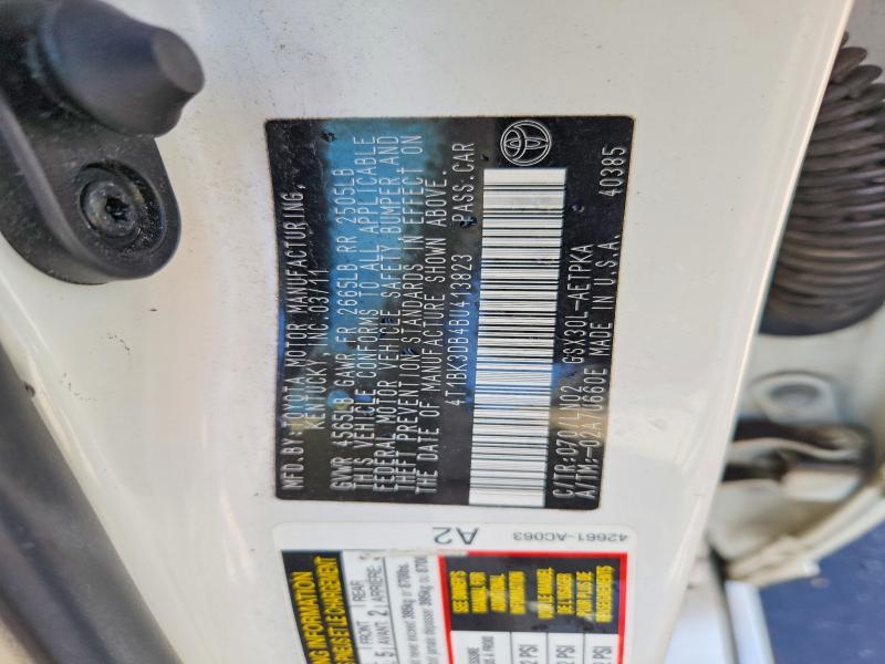 Aukcja sprzedaży 2011 Toyota Avalon, vin: 4T1BK3DB4BU413823, numer aukcji: 58099236