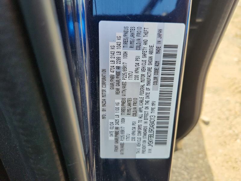 Продажа на аукционе авто 2024 Mazda Cx-5, vin: JM3KFBBL6R0484013, номер лота: 59332416