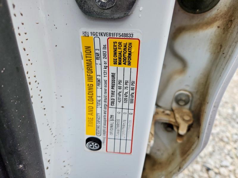 2015 Chevrolet Silverado მანქანა იყიდება აუქციონზე, vin: 1GC1KVE81FF548833, აუქციონის ნომერი: 58760976
