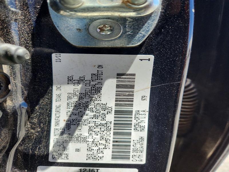 Aukcja sprzedaży 2012 Toyota Tundra, vin: 5TFUM5F1XCX029732, numer aukcji: 57400166