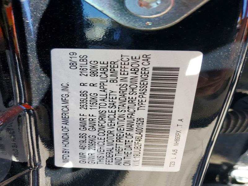 Продаж на аукціоні авто 2020 Acura Tlx, vin: 19UUB2F46LA001526, номер лоту: 55920766