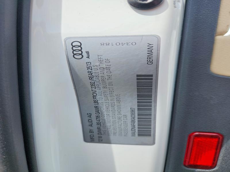 Продажа на аукционе авто 2019 Audi A4, vin: WAUDNAF48KA036967, номер лота: 58033316