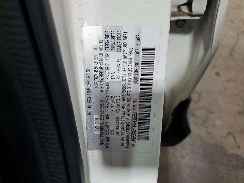 Продаж на аукціоні авто 2016 Mazda Cx-5, vin: JM3KE4CY0G0902295, номер лоту: 58705476
