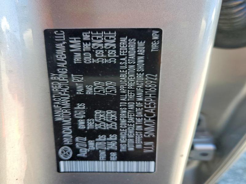 2023 Hyundai Tucson მანქანა იყიდება აუქციონზე, vin: 5NMJFCAE5PH168922, აუქციონის ნომერი: 57077826