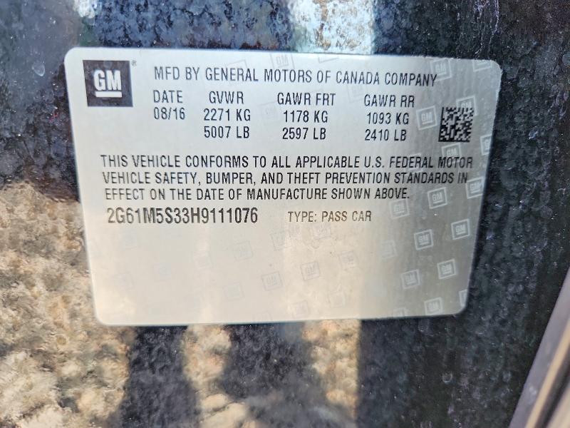 Продажа на аукционе авто 2017 Cadillac Xts, vin: 2G61M5S33H9111076, номер лота: 57272686