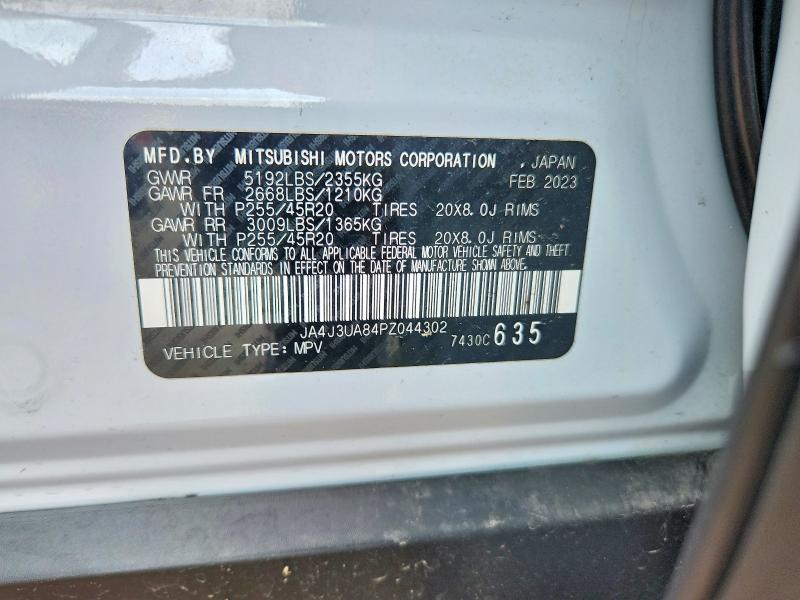 Продажа на аукционе авто 2023 Mitsubishi Outlander, vin: JA4J3UA84PZ044302, номер лота: 57646626