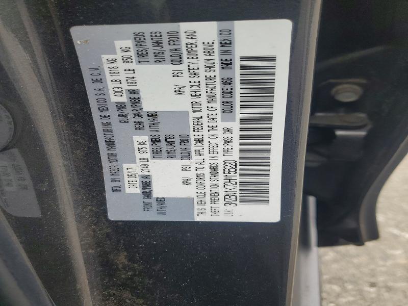 56110536 :رقم المزاد ، 3MZBN1K72HM156220 vin ، 2017 Mazda 3 مزاد بيع