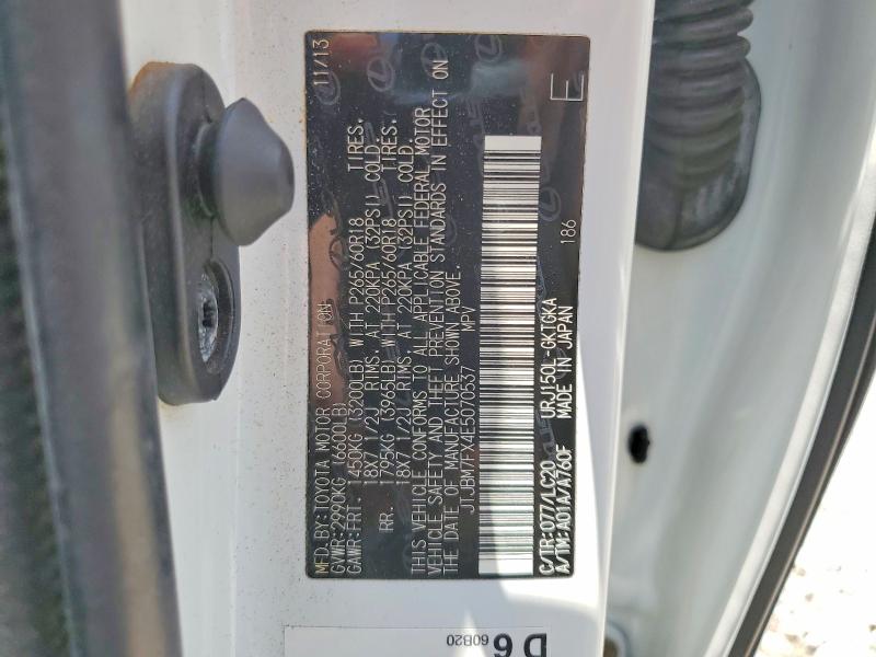 2014 Lexus Gx მანქანა იყიდება აუქციონზე, vin: JTJBM7FX4E5070537, აუქციონის ნომერი: 95586865