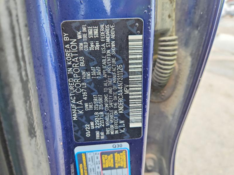 Aukcja sprzedaży 2022 Kia Seltos, vin: KNDERCAA4N7311126, numer aukcji: 55823266