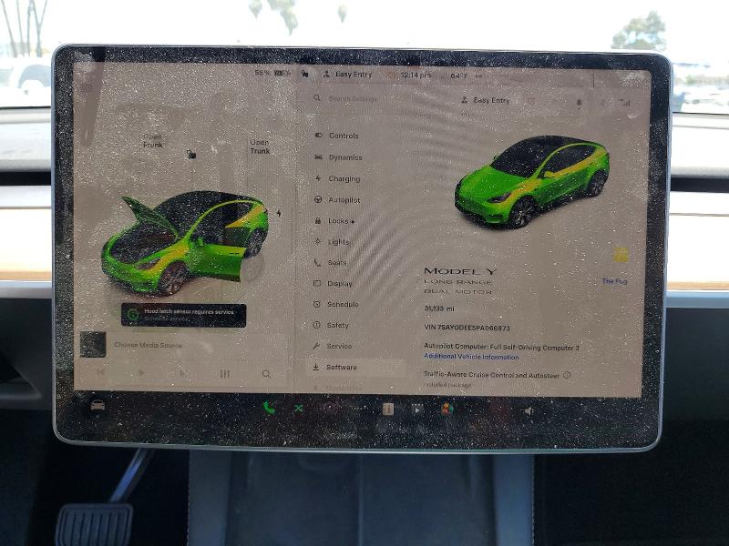 Aukcja sprzedaży 2023 Tesla Model Y, vin: 7SAYGDEE5PA066873, numer aukcji: 57401806