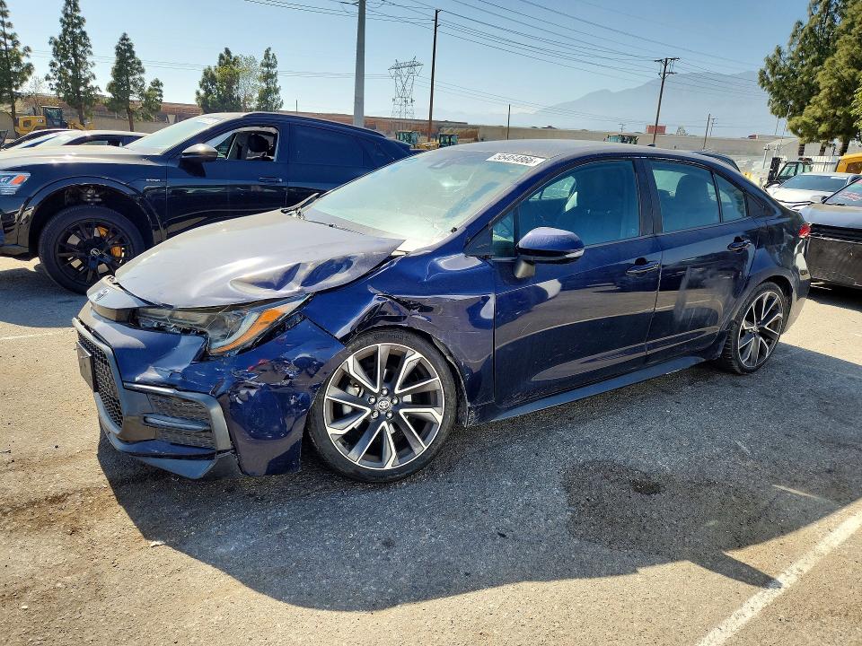 55464866 :رقم المزاد ، 5YFS4RCEXLP031954 vin ، 2020 Toyota Corolla مزاد بيع