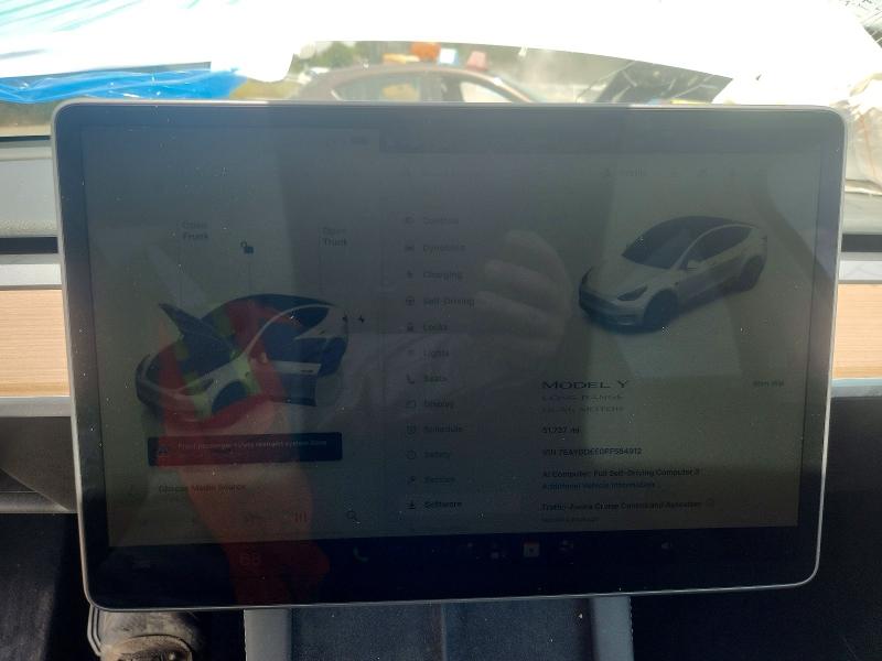 2023 Tesla Model Y მანქანა იყიდება აუქციონზე, vin: 7SAYGDEE0PF584912, აუქციონის ნომერი: 55404826