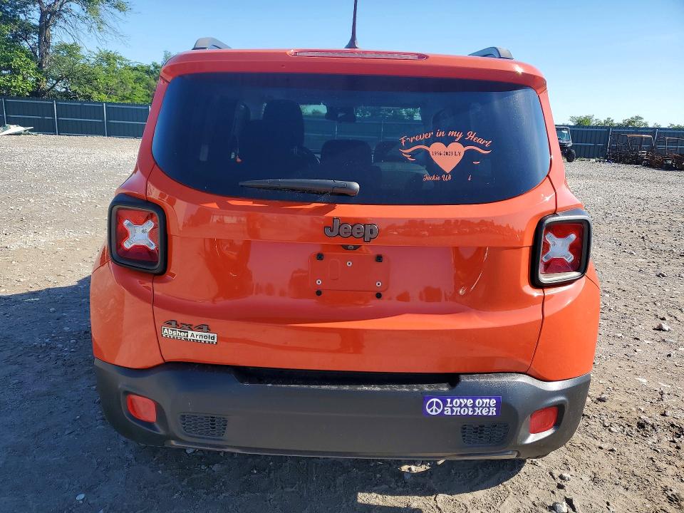 2016 Jeep Renegade მანქანა იყიდება აუქციონზე, vin: ZACCJBBT7GPD81783, აუქციონის ნომერი: 57722736