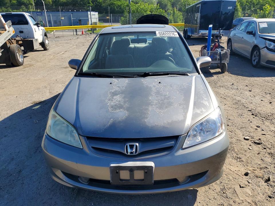 Продаж на аукціоні авто 2005 Honda Civic, vin: 2HGES26855H553840, номер лоту: 55822276