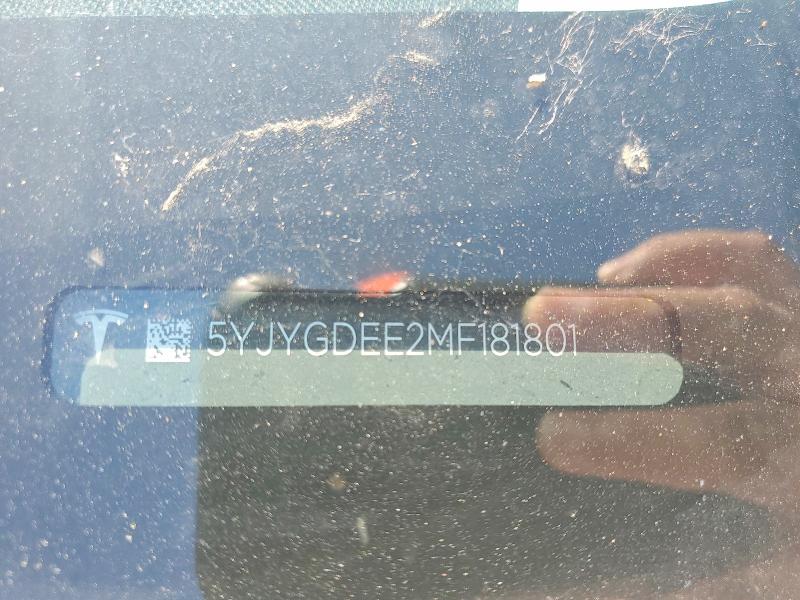 2021 Tesla Model Y მანქანა იყიდება აუქციონზე, vin: 5YJYGDEE2MF181801, აუქციონის ნომერი: 52513316