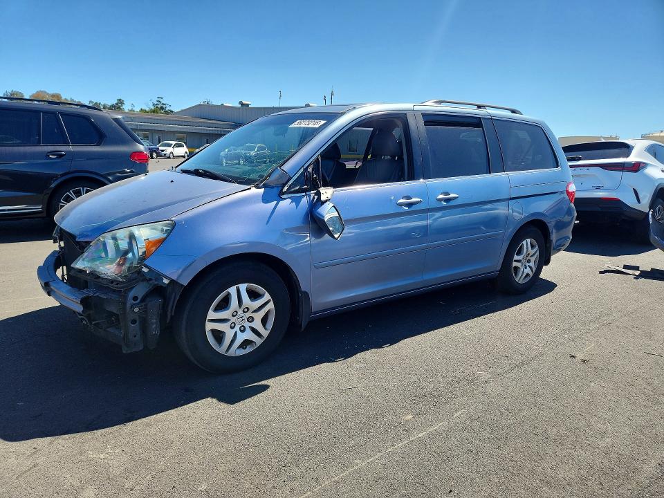 2007 Honda Odyssey მანქანა იყიდება აუქციონზე, vin: 5FNRL38727B103059, აუქციონის ნომერი: 56273216