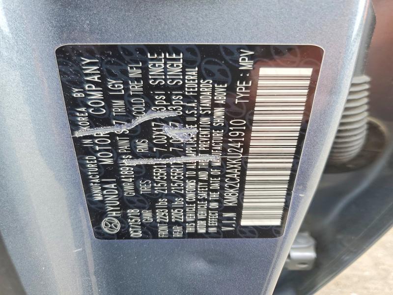 Продаж на аукціоні авто 2019 Hyundai Kona, vin: KM8K2CAAXKU241910, номер лоту: 57412706