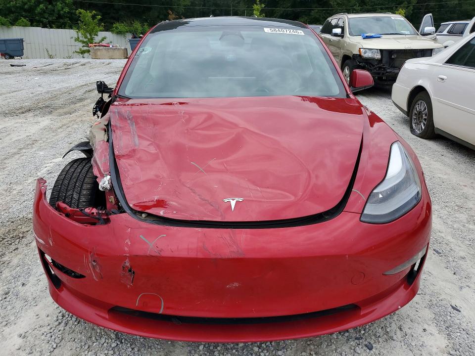 2022 Tesla Model 3 მანქანა იყიდება აუქციონზე, vin: 5YJ3E1EB0NF170057, აუქციონის ნომერი: 58407246