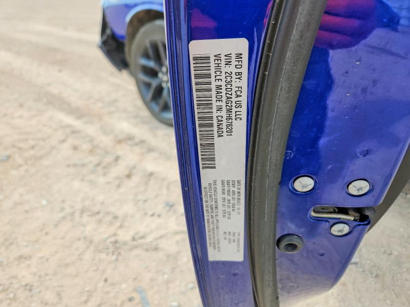 Продажа на аукционе авто 2021 Dodge Challenger, vin: 2C3CDZAG2MH676201, номер лота: 59113326