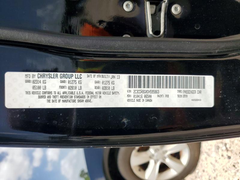2013 Dodge Charger მანქანა იყიდება აუქციონზე, vin: 2C3CDXBG0DH595863, აუქციონის ნომერი: 58303956