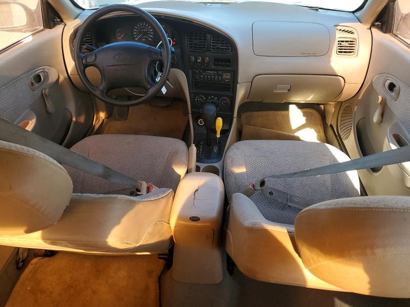 1999 Kia Sephia მანქანა იყიდება აუქციონზე, vin: KNAFB1218X5803598, აუქციონის ნომერი: 58554906