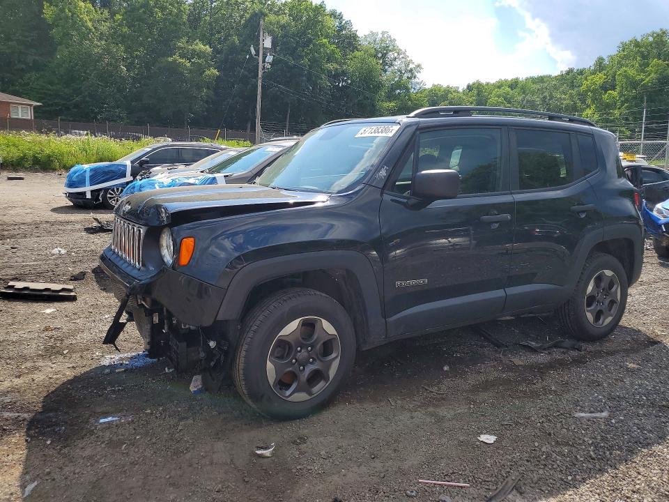 57138386 :رقم المزاد ، ZACCJBAB1HPG29908 vin ، 2017 Jeep Renegade مزاد بيع