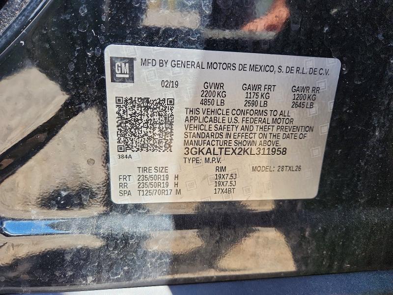 Продаж на аукціоні авто 2019 Gmc Terrain, vin: 3GKALTEX2KL311958, номер лоту: 56443736