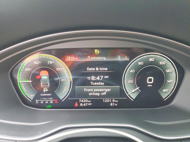 2025 Audi Q5 E მანქანა იყიდება აუქციონზე, vin: WA1E2AFY4S2031238, აუქციონის ნომერი: 58560306