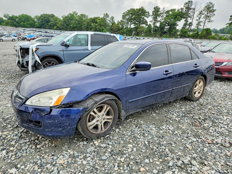 56362196 :رقم المزاد ، 1HGCM567X7A153560 vin ، 2007 Honda Accord مزاد بيع