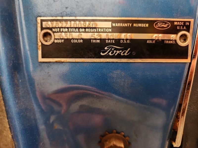 1966 Ford Thundrbird მანქანა იყიდება აუქციონზე, vin: 6Y87Z100940, აუქციონის ნომერი: 54222406