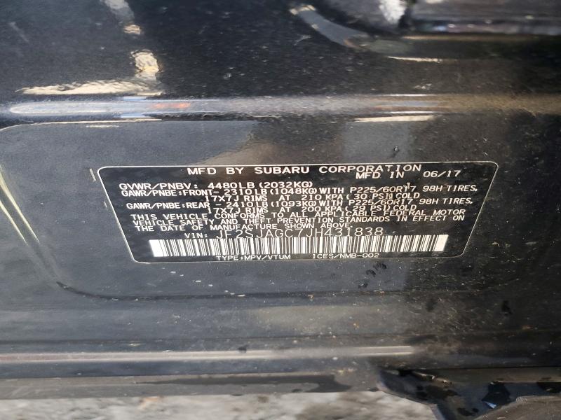 55501696 :رقم المزاد ، JF2SJAGC7JH431838 vin ، 2018 Subaru Forester مزاد بيع