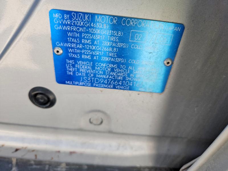 Aukcja sprzedaży 2006 Suzuki Grand Vitara, vin: JS3TD947664104167, numer aukcji: 57085626