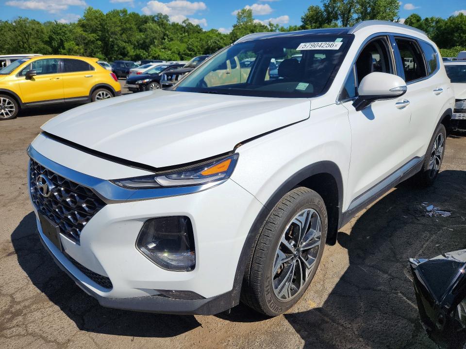 57904256 :رقم المزاد ، 5NMS3CAAXLH285481 vin ، 2020 Hyundai Santa Fe مزاد بيع