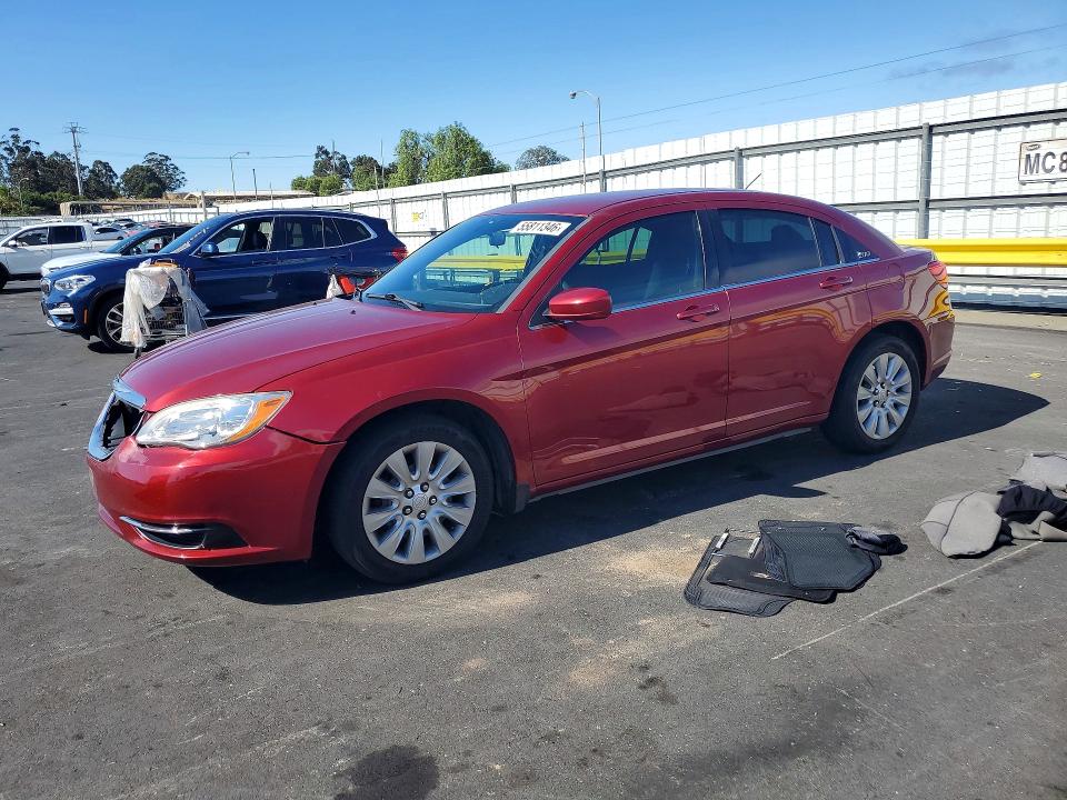 2014 Chrysler 200 მანქანა იყიდება აუქციონზე, vin: 1C3CCBAB4EN207828, აუქციონის ნომერი: 55811346
