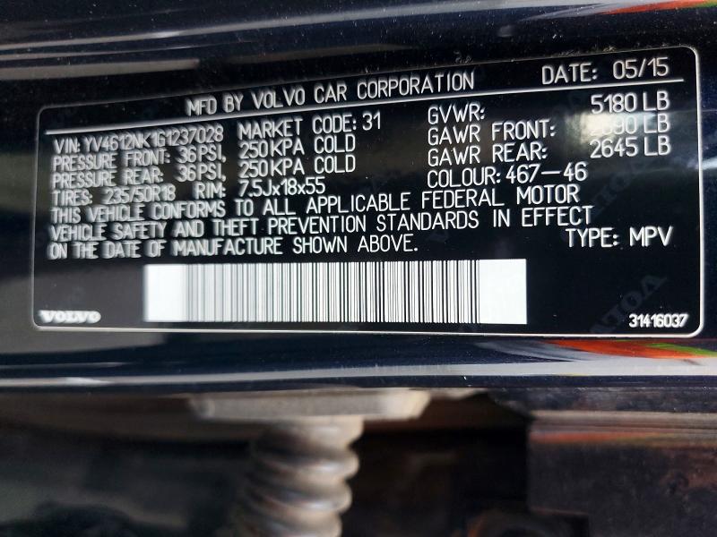 Продажа на аукционе авто 2016 Volvo Xc70, vin: YV4612NK1G1237028, номер лота: 57251456
