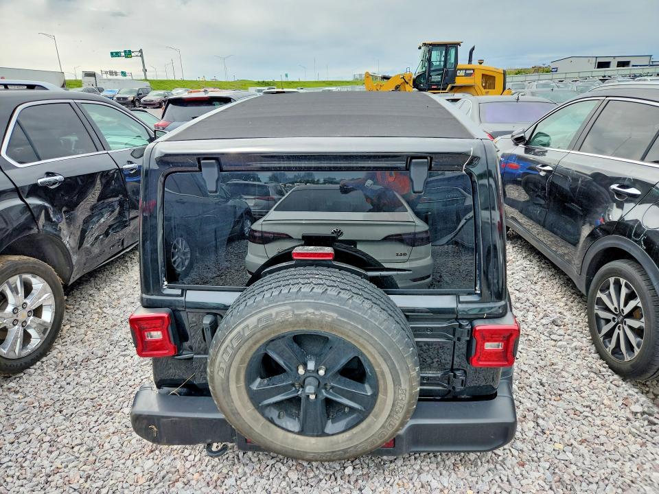 56605746 :رقم المزاد ، 1C4HJXEG3MW705053 vin ، 2021 Jeep Wrangler Unlimited مزاد بيع