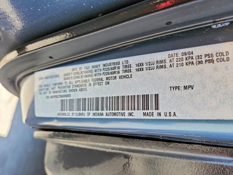 Aukcja sprzedaży 2005 Subaru Legacy, vin: 4S4BP62C356335803, numer aukcji: 57574596