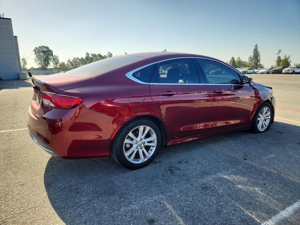 56185256 :رقم المزاد ، 1C3CCCAB5FN542684 vin ، 2015 Chrysler 200 مزاد بيع