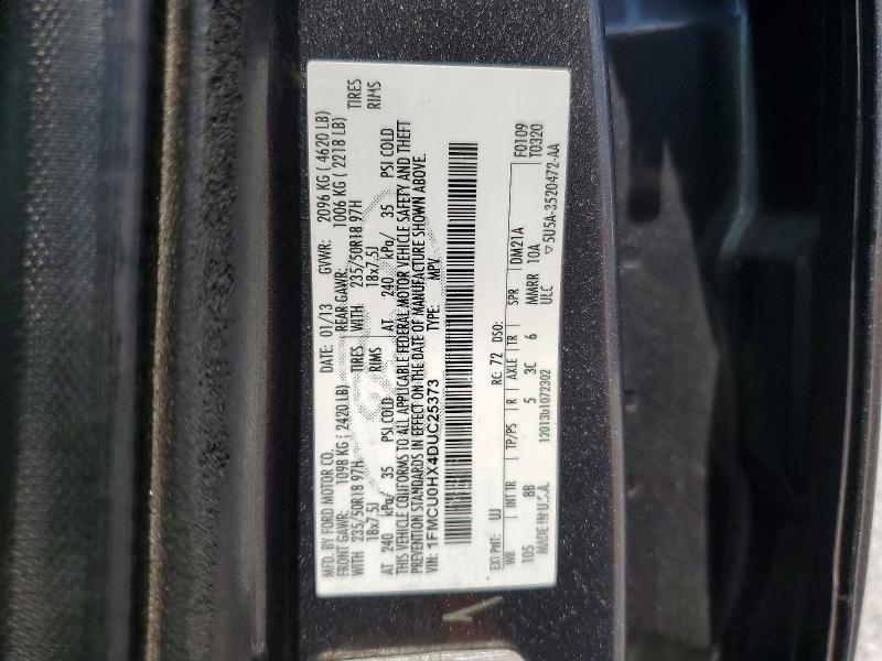 Продажа на аукционе авто 2013 Ford Escape, vin: 1FMCU0HX4DUC25373, номер лота: 56327466