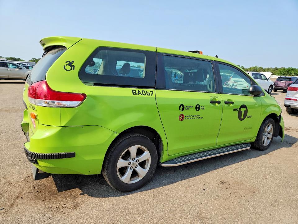 Продаж на аукціоні авто 2014 Toyota Sienna, vin: 5TDZK3DC1ES480352, номер лоту: 58155466